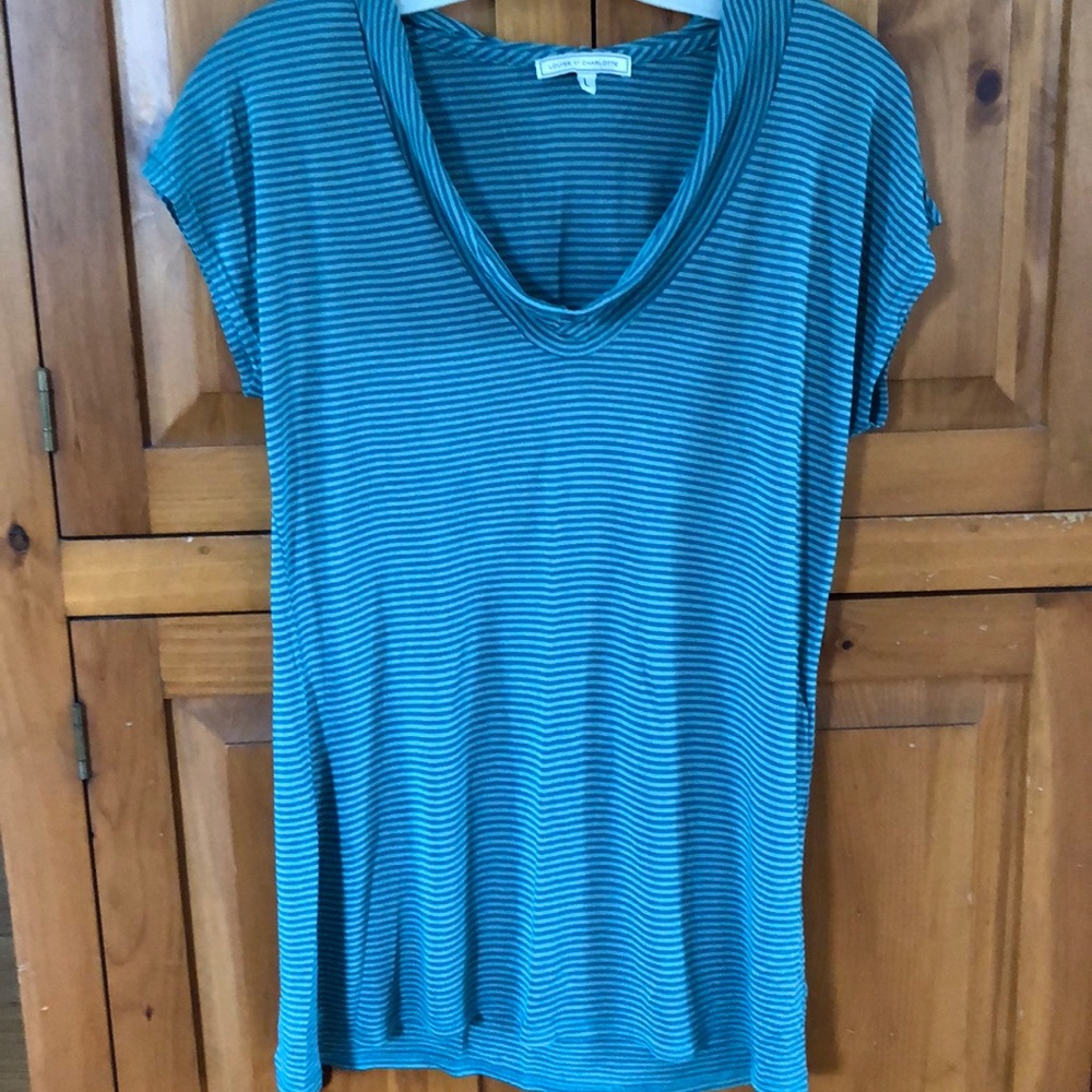 Louise et  Charlotte short sleeve jersey top